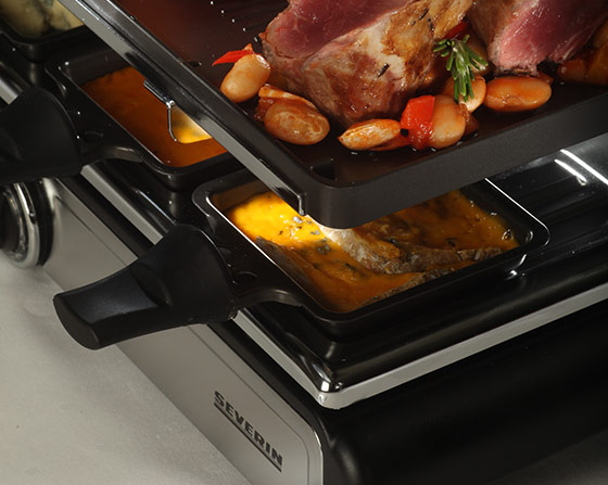 zestaw elektryczny grill/raclette firmy Severin o wartości 300 zł każdy